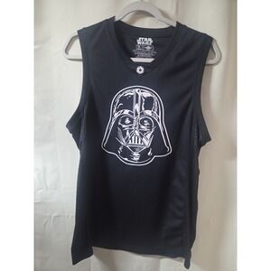 Star Wars Darth Vader 77 Sleeveless Tank Top Jersey Black Men's‎ Sz Medium